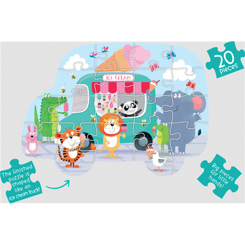 Ice Cream Party Truck Shaped Puzzle 1